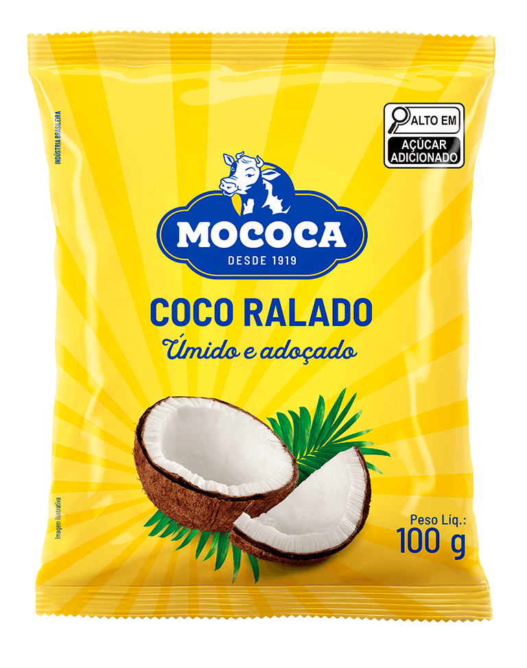 Coco Ralado Úmido Adoçado 100g