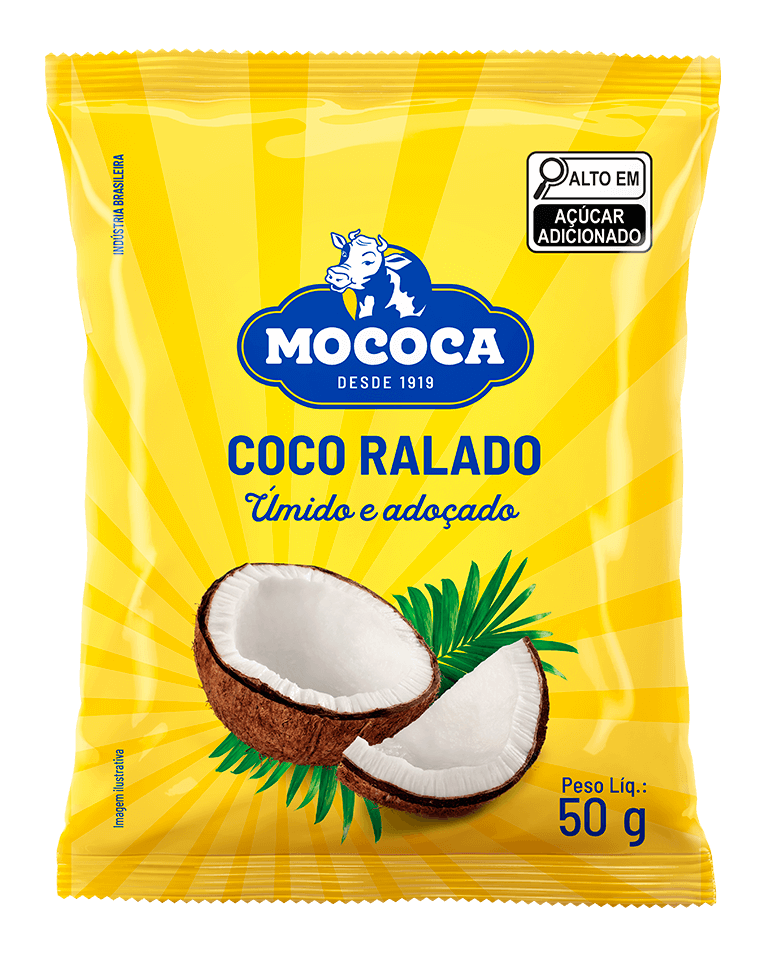 Coco Ralado Úmido Adoçado 50g